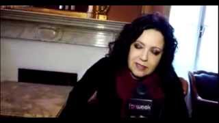 SANREMO 2014 Antonella Ruggiero intervista 19 Febbraio [upl. by Rosemare]