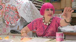 Step inside Zandra Rhodes world of pattern and colour [upl. by Alvord]