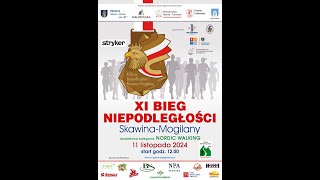 XI Bieg Niepodległości Skawina–Mogilany [upl. by Haceber663]