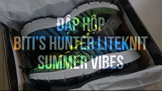 Đập hộp Bitis Hunter Liteknit Summer Vibes 2016 Stop Motion Video [upl. by Hnaht277]