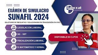 SIMULACRO DE EXAMEN SUNAFIL 2024 [upl. by Payne]