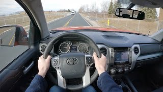 2015 Toyota Tundra TRD Pro Supercharged  POV Test Drive Binaural Audio [upl. by Alimac]