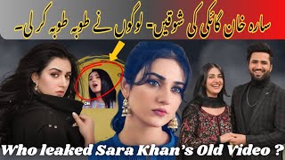 Pakistani Actress Sara Khan’s Viral Video  Singing Talent Revealed [upl. by Ahsinra]