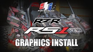 Polaris RZR RS1 Graphics Install  Spider Graphix [upl. by Airal]