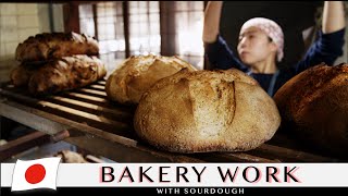 A Woman runs a bakery deep in the mountains  wood fired oven  Sourdough bread making in Japan [upl. by Leahcim]