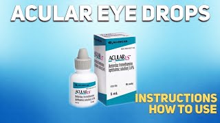 Acular eye drops how to use Mechanism of action Uses Dosage Side Effects [upl. by Mays]