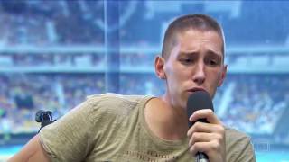 Jackson Follmann canta raridade e emociona Galvão Bueno [upl. by Adoc]