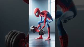 Skinny SpiderMan Goes from Laughing Stock to Gym Beast spiderman shorts brawlstars mcu marvel [upl. by Eldnek]