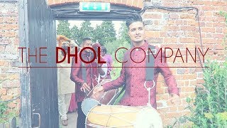 The DHOL Company  Groom  Baraat Entrance  Painshill Conservatory [upl. by Eekorehc267]