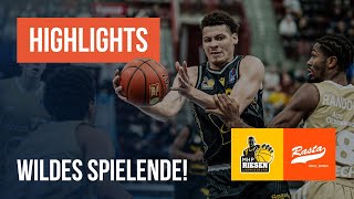 Wildes Spielende MHP RIESEN Ludwigsburg  RASTA Vechta  BBL Highlights [upl. by Jodie]