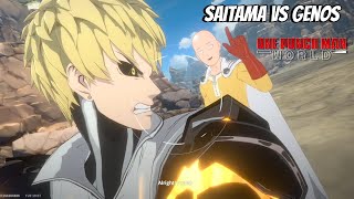 Saitama vs Genos  One Punch Man World  Android IOS  Gameplay [upl. by Anig474]