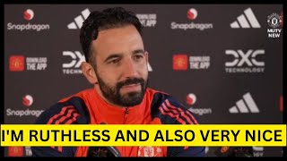 Im rüthless and also nice RUBEN AMORIM press conference part 2  Man United vs Ipswich [upl. by Acimot]