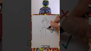 Drawing A Hand😍😍 shortsfeed shorts trending ytshorts [upl. by Ridgley]