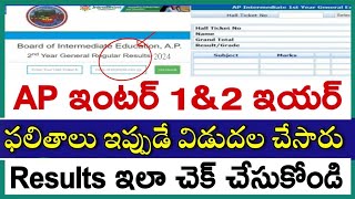 How To Check Ap Inter Results 2024  How To Download Ap Inter Results 2024  Ap Inter Results 2024 [upl. by Reid584]