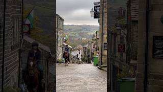 Haworth  Bronte Country  Horse Riding shorts horseriding horse yorkshire englishcountryside [upl. by Lehsreh]