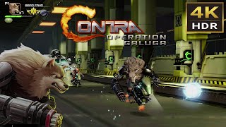 Contra Operation Galuga Brad Fang Solo Arcade Mode Full Walkthrough 4K HDR PS5 [upl. by Jarid]