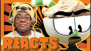 JACKSEPTICEYE PUPPET PALS by Jacksepticeye  Cuphead Animation Reaction [upl. by Nihi271]