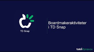 Hent Boardmaker aktivitet TD Snap [upl. by Evreh]