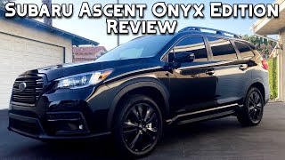 2022 Subaru Ascent Onyx Edition Full Review Cargo Measurements Passenger Room Safety Features [upl. by Sherburn]