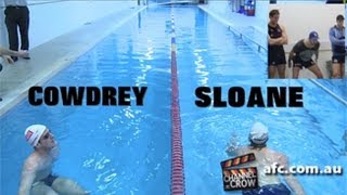 Rory Sloane v Matt Cowdrey in the pool [upl. by Firmin]