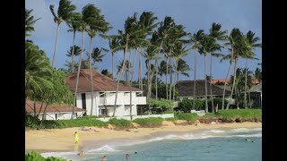 Kiahuna Plantation quotEROSIONquot Outrigger Condos amp Castle Vacation Rentals sit on the sand Poipu Beach [upl. by Adnilg]