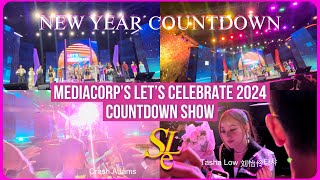 NEW YEAR COUNTDOWN  Mediacorp’s Let’s Celebrate 2024 countdown show  MARINA BAY [upl. by Eatnad]