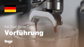 The Dual Boiler™  So gelingt ein perfekt ausgewogener Caffè Latte  Sage Appliances DE [upl. by Rramel]