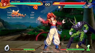 DBFZ SSJ4 Gogeta Solo TOD Combo [upl. by Mufinella]