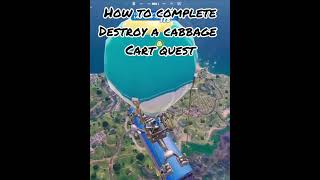 How to complete cabbage cart quest in fortnitefortnite cabbage avatar [upl. by Bussy881]