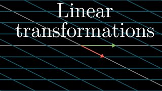 Linear transformations and matrices  Chapter 3 Essence of linear algebra [upl. by O'Donoghue]