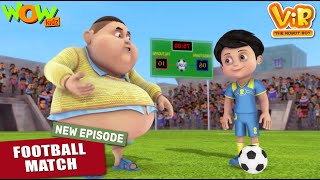 Vir The Robot Boy New Episodes  Football Match  Hindi Cartoon Kahani  Wow Kidz [upl. by Irwinn]