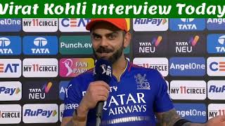 Virat Kohli Interview Today  Post Match Presentation Today  RCB vs GT IPL T20 Highlights 2024 [upl. by Amik]