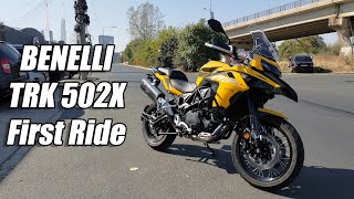 Benelli TRK 502X  First Ride [upl. by Renny887]