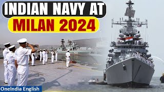 Watch Indian Navy at MILAN 2024  Multilateral Naval Exercise in Visakhapatnam  Oneindia News [upl. by Yand631]