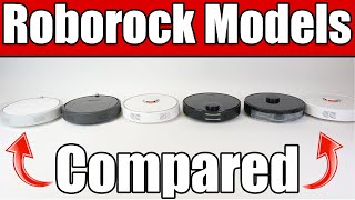 Roborock S4 vs S5 vs S5 MAX vs S6 vs S6 Pure vs E25 vs E35 [upl. by Anippesuig307]