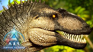 Garugas ACROCANTHOSAURUS Spotlight  ARK Ascended [upl. by Rabaj]