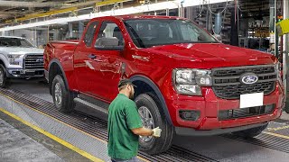 How The Powerful New Ford Ranger is Built Inside Massive Factory  Production Line [upl. by Billi]