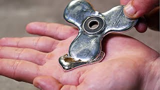 EXPERIMENT with GALLIUM FIDGET SPINNER [upl. by Stacee]