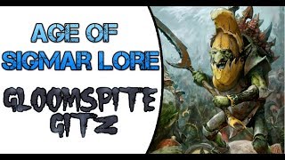 Age of Sigmar Lore Gloomspite Gitz [upl. by Nyret734]