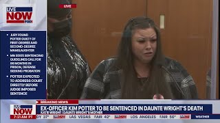 Betrayed her badge Kim Potter cried for herself not Daunte Wright mother says [upl. by Niwrehs]