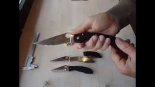 Spydercos mit Wellenschliff fully serrated [upl. by Beacham]