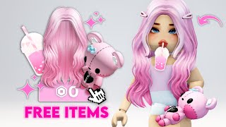 VALENTINES GET NEW ROBLOX FREE ITEMS 🤩🥰 [upl. by Hcirdeirf]