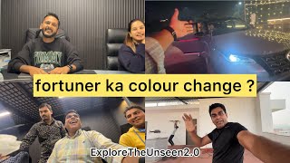 fortuner ka colour change   ​⁠ExploreTheUnseen2  ​⁠AnoopChahalvlogs [upl. by Nelak]