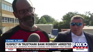 Suspect in Trustmark bank robbery arrested [upl. by Oinigih]