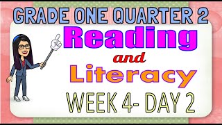 MATATAG READING AND LITERACY GRADE 1 WEEK 4 DAY 2 QUARTER 2 [upl. by Langley]