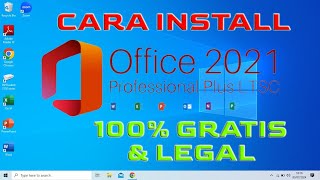 Cara Install Office 2021 Gratis dan 100 Legal Dari Microsoft [upl. by Kcirded]