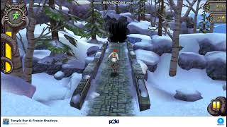 Playing Temple Run 2 Frozen Shadows on Poki22102024 [upl. by Ennaylloh]