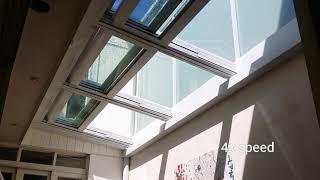 Glass retractable roof [upl. by Aleekahs865]