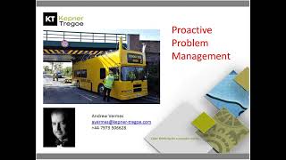 KepnerTregoe for Proactive Problem Management [upl. by Ailasor]