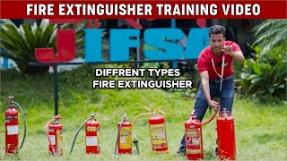 Fire Extinguisher Training Video  Different Type of Fire Extinguisher amp their Uses [upl. by Lahtnero696]